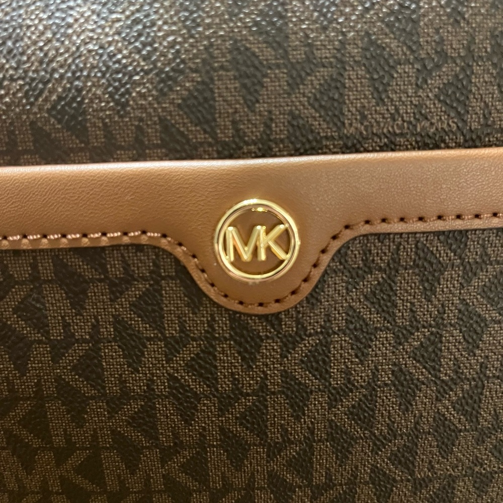 Michael Kors Brown Monogram Suitcase - Picture 7 of 7